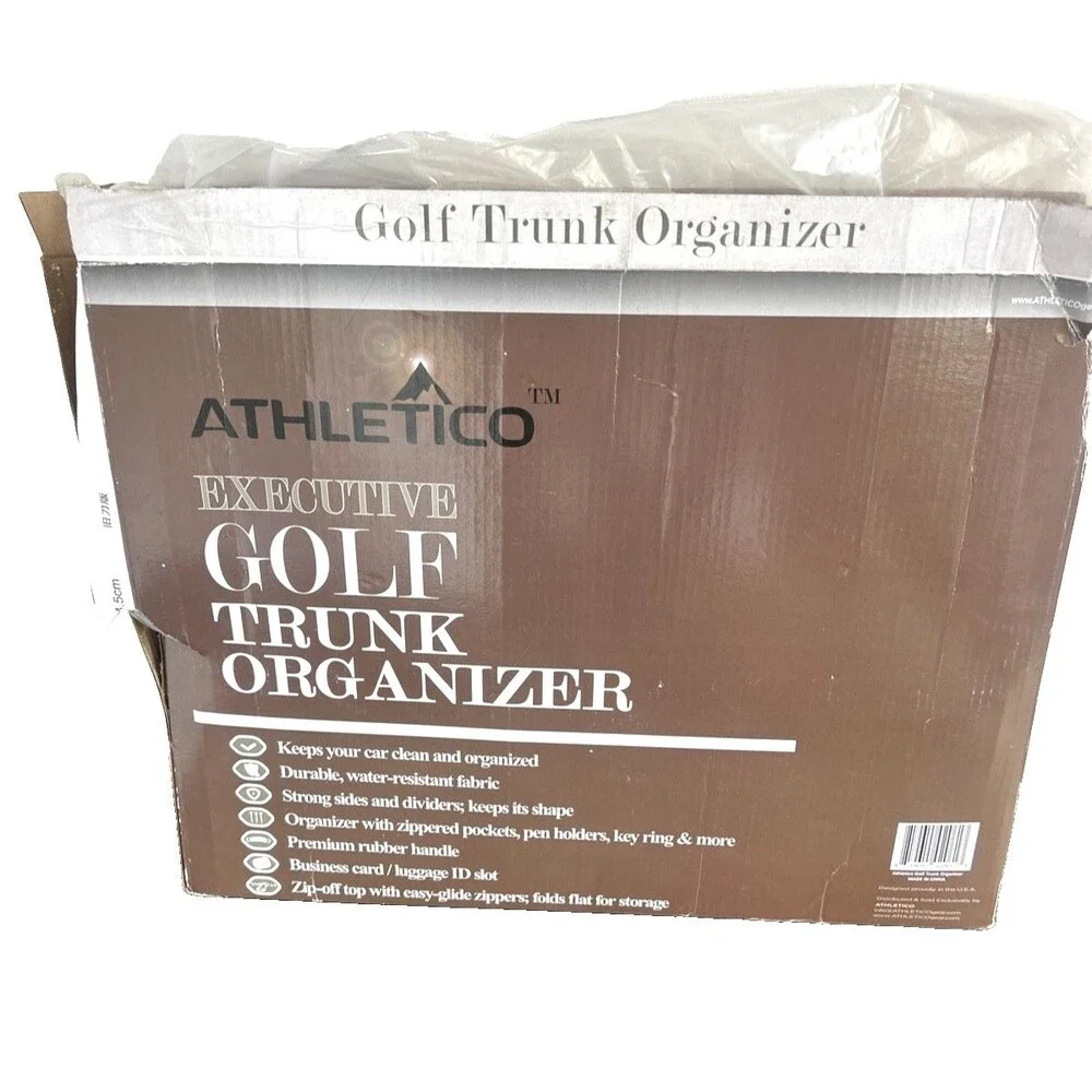 Athletico Golf Trunk Organizer Storage - Car Golf Locker to Store Golf Items NEW